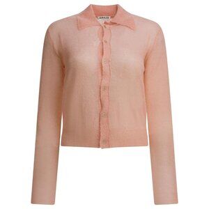 Auralee Mohair Wool Cardigan tag size 0 Women